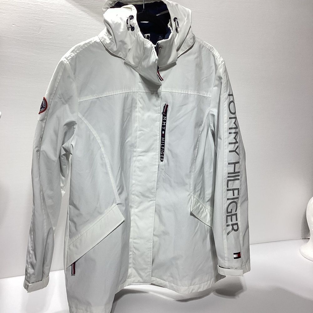 Tommy Hilfiger White Winter Coat Jacket XL Women’s